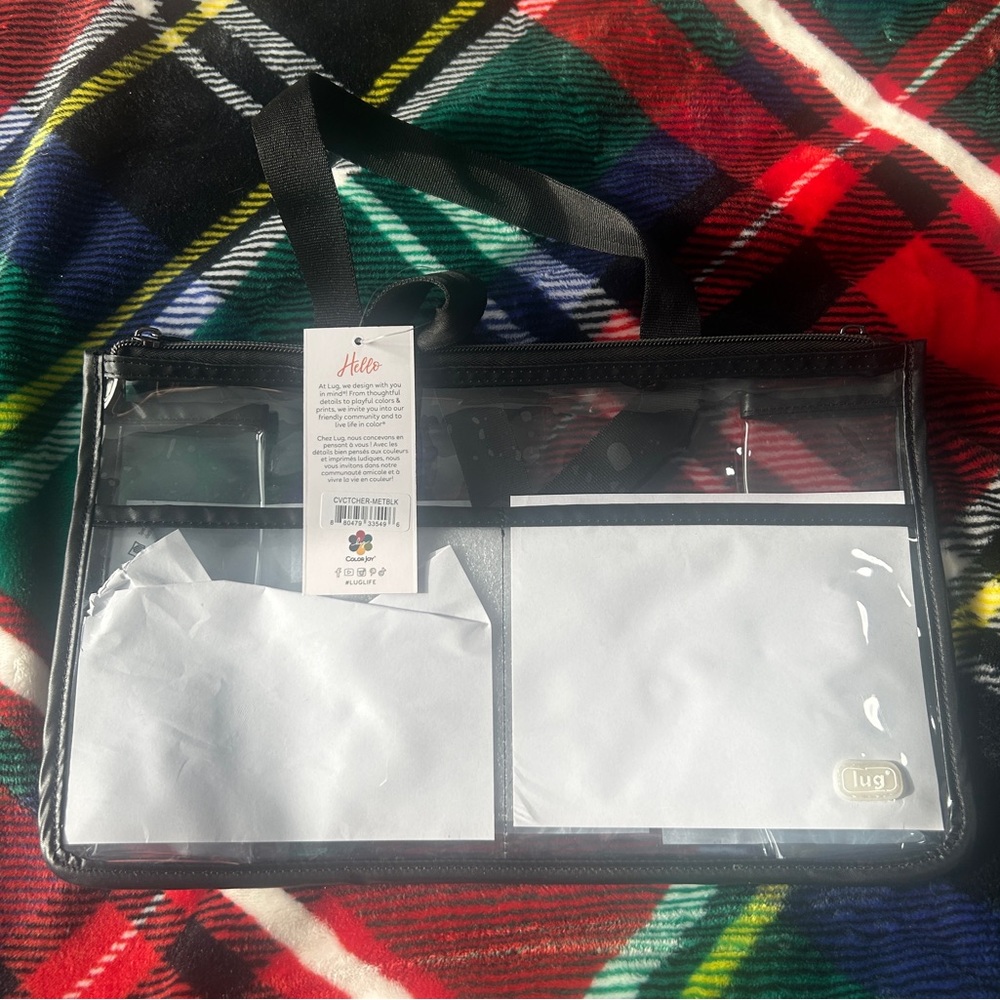 NWT Lug Catcher Clearview Cosmetic Bag